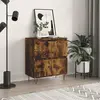Image de Buffet Chêne Fumé 60x35x70 Cm Bois D'ingénierie Vidaxl