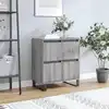 Image de Buffet Sonoma Gris 60x35x70 Cm Bois D'ingénierie Vidaxl