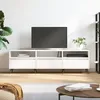 Image de Meuble Tv Blanc 150x30x44,5 Cm Bois D'ingénierie Vidaxl