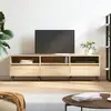 Image de Meuble Tv Chêne Sonoma 150x30x44,5 Cm Bois D'ingénierie Vidaxl