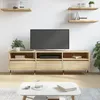 Image de Meuble Tv Chêne Sonoma 150x30x44,5 Cm Bois D'ingénierie Vidaxl