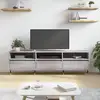 Image de Meuble Tv Sonoma Gris 150x30x44,5 Cm Bois D'ingénierie Vidaxl