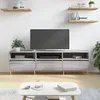 Image de Meuble Tv Sonoma Gris 150x30x44,5 Cm Bois D'ingénierie Vidaxl