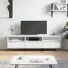 Image de Meuble Tv Blanc 150x30x44,5 Cm Bois D'ingénierie Vidaxl