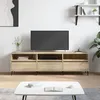 Image de Meuble Tv Chêne Sonoma 150x30x44,5 Cm Bois D'ingénierie Vidaxl