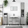 Image de vidaXL Armoire salle de bain sonoma gris 30x30x100 cm 831570