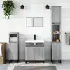 Image de Armoire De Bain Sonoma Gris 58x33x60 Cm Bois D'ingénierie Vidaxl