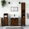 Image de Armoire De Bain Chêne Marron 58x33x60 Cm Bois D'ingénierie Vidaxl