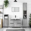 Image de vidaXL Armoire salle de bain sonoma gris 80x33x60 cm bois dingénierie 831658