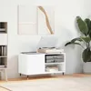 Image de Armoire À Disques Blanc 85x38x48 Cm Bois D'ingénierie Vidaxl