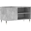 Image de Armoire À Disques Gris Béton 85x38x48 Cm Bois D'ingénierie Vidaxl