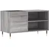 Image de Armoire À Disques Sonoma Gris 85x38x48 Cm Bois D'ingénierie Vidaxl