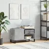 Image de Armoire À Disques Gris Béton 85x38x48 Cm Bois D'ingénierie Vidaxl