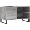 Image de Armoire À Disques Sonoma Gris 85x38x48 Cm Bois D'ingénierie Vidaxl