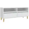 Image de Vidaxl meuble tv blanc 100x34,5x44,5 cm bois d'ingénierie