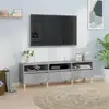 Image de Meuble Tv Gris Béton 150x30x44,5 Cm Bois D'ingénierie Vidaxl