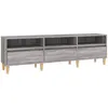 Image de Meuble Tv Sonoma Gris 150x30x44,5 Cm Bois D'ingénierie Vidaxl