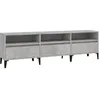 Image de Meuble Tv Gris Béton 150x30x44,5 Cm Bois D'ingénierie Vidaxl