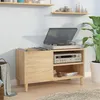 Image de vidaXL Armoire à Disques Meuble de Classement avec Pieds Armoire de Rangement Organisateur de Maison Salon Intérieur 831944