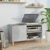 Image de Armoire À Disques Gris Béton 84,5x38x48 Cm Bois D'ingénierie Vidaxl