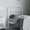 Image de Tête De Lit De Remplacement Métal Blanc 75 Cm Vidaxl