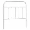 Image de Tête De Lit De Remplacement Métal Blanc 80 Cm Vidaxl