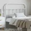 Image de Tête De Lit De Remplacement Métal Blanc 100 Cm Vidaxl