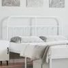 Image de Tête De Lit De Remplacement Métal Blanc 140 Cm Vidaxl