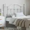 Image de Tête De Lit De Remplacement Métal Blanc 100 Cm Vidaxl