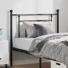 Image de Tête De Lit De Remplacement Métal Noir 100 Cm Vidaxl