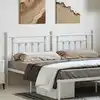 Image de Tête De Lit De Remplacement Métal Blanc 193 Cm Vidaxl
