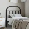 Image de Tête De Lit De Remplacement Métal Noir 75 Cm Vidaxl