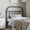 Image de Tête De Lit De Remplacement Métal Noir 80 Cm Vidaxl