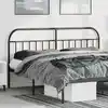 Image de Tête De Lit De Remplacement Métal Noir 193 Cm Vidaxl
