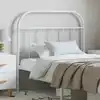 Image de Tête De Lit De Remplacement Métal Blanc 100 Cm Vidaxl