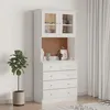 Image de vidaXL Buffet ALTA blanc 77x35x165 cm bois massif de pin 3187780