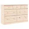 Image de Commode Alta 112x35x73 Cm Bois Massif De Pin Vidaxl