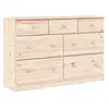 Image de Vidaxl commode alta 112x35x73 cm bois massif de pin