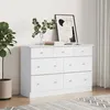 Image de Commode ALTA blanc 112x35x73 cm bois massif de pin