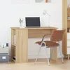 Image de vidaXL Bureau chêne sonoma 100x55x75 cm bois dingénierie 823027