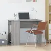 Image de Bureau Sonoma Gris 100x55x75 Cm Bois D'ingénierie Vidaxl