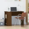 Image de Bureau Chêne Marron 100x55x75 Cm Bois D'ingénierie Vidaxl