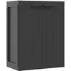 Image de Armoire De Rangement D'extérieur Noir 65x37x85 Cm Pp Vidaxl