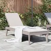 Image de vidaXL Chaise Longue Siège avec Dossier Réglable Bain de Soleil Transat de Jardin Patio Terrasse Arrière-cour Moderne 364216