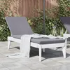 Image de Chaise Longue Blanc 186x60x29 Cm Pp Vidaxl