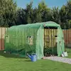 Image de Serre Avec Cadre En Acier Vert 8 M² 4x2x2 M Vidaxl