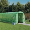 Image de Serre Avec Cadre En Acier Vert 48 M² 24x2x2 M Vidaxl