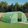 Image de Serre Avec Cadre En Acier Vert 16 M² 4x4x2 M Vidaxl