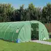 Image de Serre Avec Cadre En Acier Vert 88 M² 22x4x2 M Vidaxl