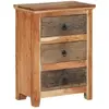 Image de Armoire Latérale 55x33x75 Cm Bois Massif D'acacia Vidaxl